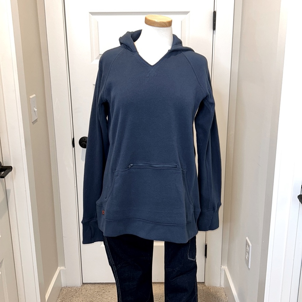 Dovetail Anna Pullover Hoodie Zip Pocket Workwear